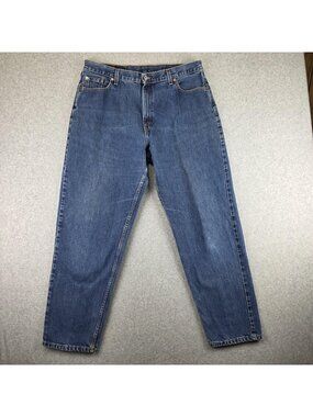 Vintage Levi's 560 Jeans Womens 18 36x31 Relaxed Tapered Blue Denim USA Made